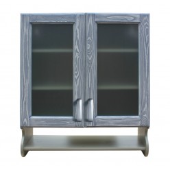 Шкаф настенный двери стеклянные (Н930)